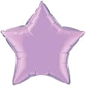 Foil Solid Colour Balloons | 20" Lavender Star Foil