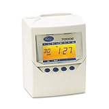 Lathem Time 7000E 7000E Automatic Totalizing Time Recorder, Gray