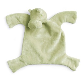 Green Hippo Baby Cozies Blanket