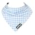 Skibz Dribble Bib - Pale Blue Check
