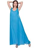 American Apparel Chiffon A-Line Maxi Dress
