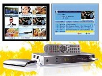 Auviso Auvisio Digitaler Satelliten-Receiver PX-1131 (HDMI, USB-Recorder) silber
