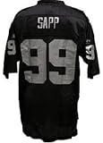 Oakland Raiders Warren Sapp Team Color Replica Authentic Youth Jersey