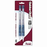 Quicker Clicker Mechanical Pencil, .5MM, Assorted Color Barrels, 2/Pack PENPD345BP2K6