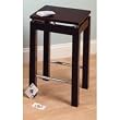 Linea 24" Stool with Chrome Accent By Winsome Furniture