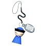 A di Alessi Mr Chin Cell Phone Charm, Blue (ASG88 AZ)