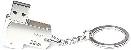 Oursea Key Ring 32GB Stainless Steel Metal USB 2.0 Flash Drive (O-004-32)