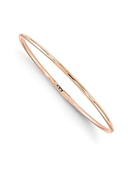 10k Rose gold Leslies Rose Gold Slip On Bangle