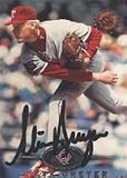 Steve Dreyer, Texas Rangers, 1995 Stadium Club Autographed Card