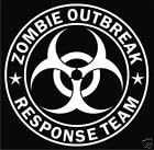Zombie Outbreak Response Team Car Laptop Vinyl Decal Sticker -Large Size-