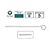 Puritan Medical 5.5" Sterile Non-Absorbent Mini-tip Polyester Swab w/Aluminum Handle - 25-800 D 50 - Case of 500
