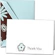 Button Flower Thank You Notes