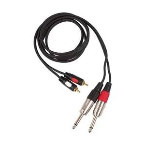 AV Link Dual RCA - 1 4 Cable, 20 Foot by