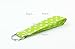 Polka Dots Print Wristlet Fabric Lanyard Key Chain for ID Badge Holder, Key fob, Purse, Key, USB (Green)