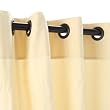 WeatherSmart Outdoor Curtain with Grommets - Oatmeal - 54x84