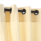 WeatherSmart Outdoor Curtain with Grommets - Oatmeal - 54x84