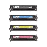 Search : HP CB540A, CB541A, CB542A, CB543A Compatible Combo Pack for CM1312, CP1215, CP1515 Printers - 1 Black, 1 Cyan, 1 Magenta, 1 Yellow Toner Cartridges