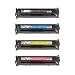 HP Compatible CM1312/CP1215/CP1515 Set of 4 Laser Toner Cartridges: 1 each of Black CB540A, Cyan CB541A, Magenta CB543A, Yellow CB542A by LD Products