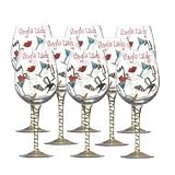 Celebrations by Mikasa Single Lady Wine Glasses, Set of 8