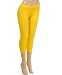 New Womens Leggings Tights Yoga Half Leg Length - (9 Different Colors), Yellow