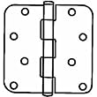 National Mfg. N331546 Gallery Series Door Hinge