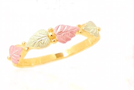 10k Yellow-gold Black Hills Gold Elegant Ladies Band Ring 10k Yellow-gold Black Hills Gold Elegant Ladies Band Ring