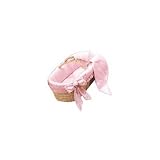 Baby Doll Bedding Primma Donna Moses Basket, Pink