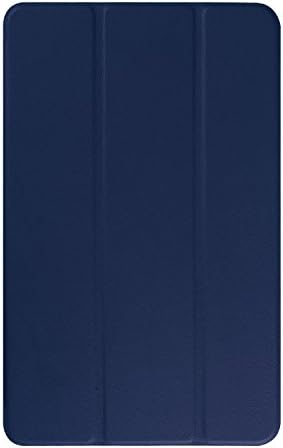 SamSung Galaxy Tab E 9.6 Case,QFJ Ultra Slim Flip PU Leather Stand Cover Case, with Auto Sleep/Wake Up Function for Galaxy Tab E 9.6 inch (SM-T560) 2016 Release (Dark Blue)