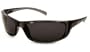 Coyote Eyewear Maverick Polar Lite Polarized Sport Sunglasses (Crystal Black/Gray)