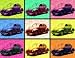 VW Bug Andy Warhol Type Canvas Pop Art Print