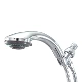 Elements of Design EX2522B Tempa 4 Functions Hand Shower/w Brass Hose, Chrome