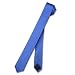 SILK Narrow NeckTie EXTRA Skinny CADET BLUE Thin Men's Neck Tie