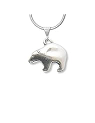 Sterling Silver Bear Pendant by The Magic Zoo