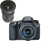 Canon EOS-7D Digital SLR Camera / Lens Kit, with Canon EF-S 18-135mm f/3.5-5.6 IS Auto Focus Lens, and EF 16-35mm f/2.8L II USM Lens