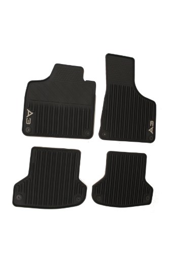 Genuine Audi Accessories 8p1061450041 Black Rubber Front And Rear