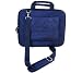 ULTIMATEADDONS Blue Hard Netbook Briefcase Bag EVA for Acer Aspire One 751/751H 11.6"