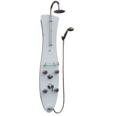 Molokai ShowerSpa Finish / Color: Brushed Nickel / White