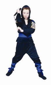 Ninja Dragon Mast - Blue, Child Medium Costume