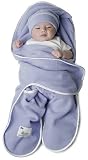 TeddyToes Lite Swaddling Blanket with Feet-Lavender SZ 2 (6-18 MO)