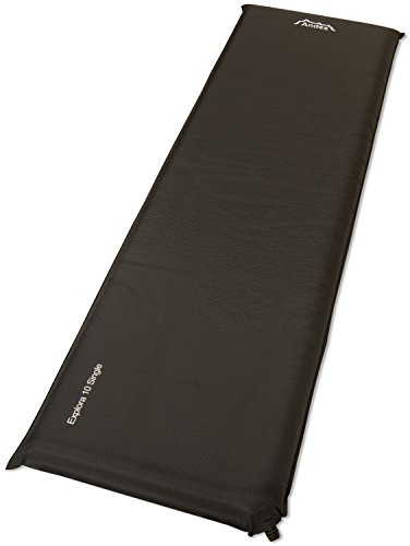 Andes Explora Black 10cm Single Self Inflating Camping Mat Mattress Camp Bed