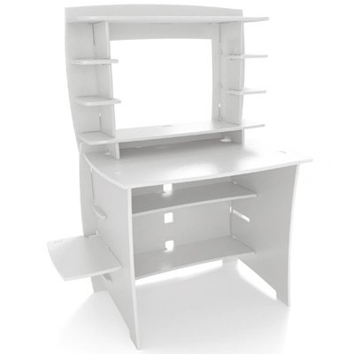 36" Kids Multi-Pack Desk/Hutch - White