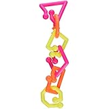 Jungle Talk Goofy Links Plastic Bird Toy (Neon, Baby)