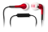 ifrogz EarPollution Luxe Micro Bud Earbuds with Mic (Red)