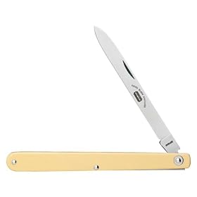 Schrade SS102 Sampler Knife 4 11/16" Length, Yellow