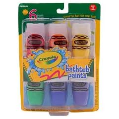 Crayola Bathtub Paints (Pack of 6) (Badartikel)
