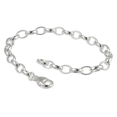 SilberDream Armband 925 Sterling Silber Charm Bettelarmband 21cm für Charms Anhänger FC0104 Silber Charm