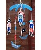 from Gisela graham Gisela Graham Pirates Wooden Mobile