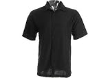 Michael Brandon Textured Stripe Black Shirt