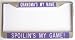 Gift for Grandma - Grandma's My Name...Spoilin's My Game! - purple