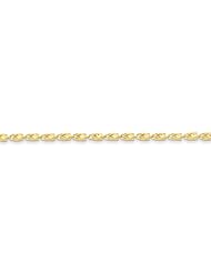 10k 3.5mm Marquise Chain, Size 8